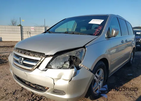 2005 Honda Odyssey Ex-L из США, поврежденный, VIN 5FNRL38635B025931